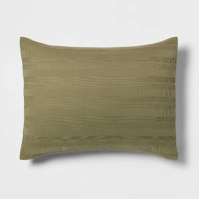 4pc Woven Waffle Stripe Comforter Bedding Set - Threshold™ - Image 4