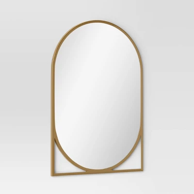 20" X 30" Decorative Wall Mirror Gold - Threshold™ - Image 2