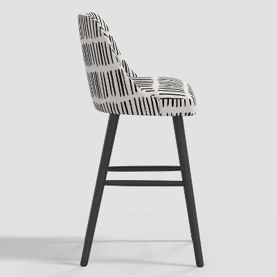 Geller Modern Counter Height Barstool In Patterns - Threshold™ - Image 3