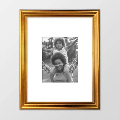 Wood Antique Wall Frame Brass - Threshold™ - Image 6