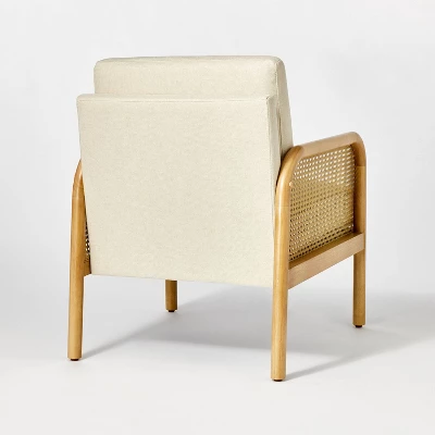 Cane Accent Chair Cream - Threshold™ Designed With Studio McGee - Image 3