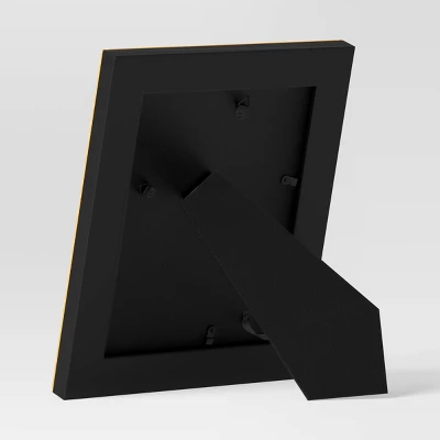 7" X 9" Matted To 5" X 7" Faux Leather Table Frame Light Brown - Threshold™ - Image 3