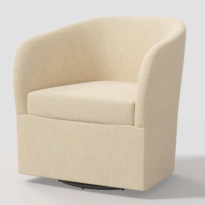 Rhea Swivel Chair In Linen - Threshold™ - Image 6