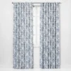 1pc Light Filtering Charade Floral Window Curtain Panel - Threshold™