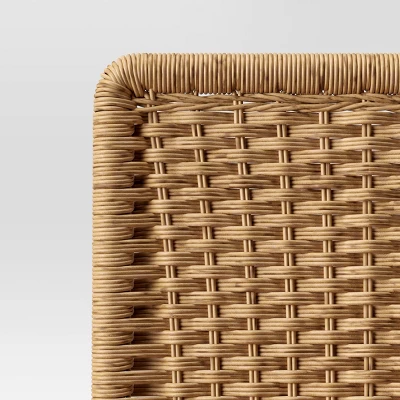 Wasson Woven Metal Leg Counter Height Barstool Tan - Threshold™ - Image 4