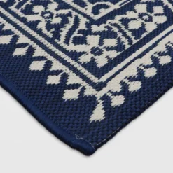 Tapestry Outdoor Rug Blue - Threshold