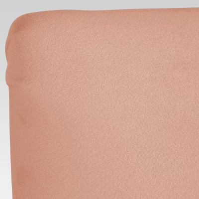 25" Velvet Parsons Counter Height Barstool Wood - Threshold™ - Image 4