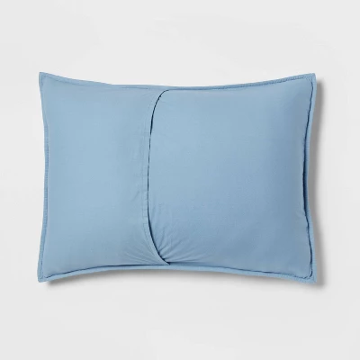 Diamond Stitch Cotton Linen Quilt Sham - Threshold™ - Image 3