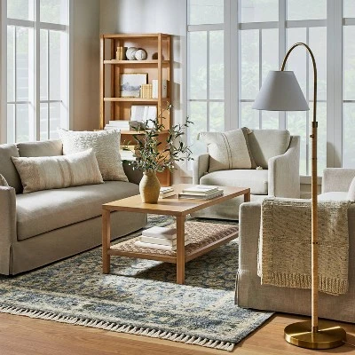 Lost Creek Printed Paisley Rug Blue - Threshold™ Designed With Studio McGee