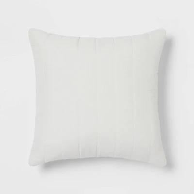 8pc Tufted Broken Stripe Comforter Bedding Set White - Threshold™ - Image 7