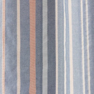 Seersucker Waffle Shower Curtain Blue - Threshold™ - Image 3