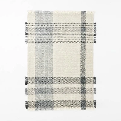 Laurelhurst Indoor/Outdoor Plaid Rug Black/White - Threshold™ Designed With Studio McGee - Image 8
