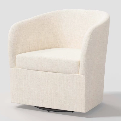 Rhea Swivel Chair In Linen - Threshold™ - Image 11