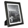 10.375" X 12.375" Matted To 8" X 10" Basic Foundational Frame Black - Threshold™